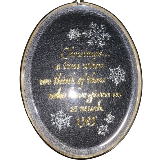 1985  hallmark Keepsake acrylic ornament with appreciation with box - Picture 4 of 5